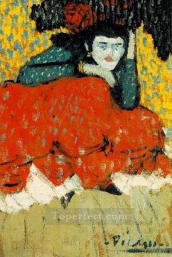 spanish spain Painting - Spanish dancer 1901 cubism Pablo Picasso